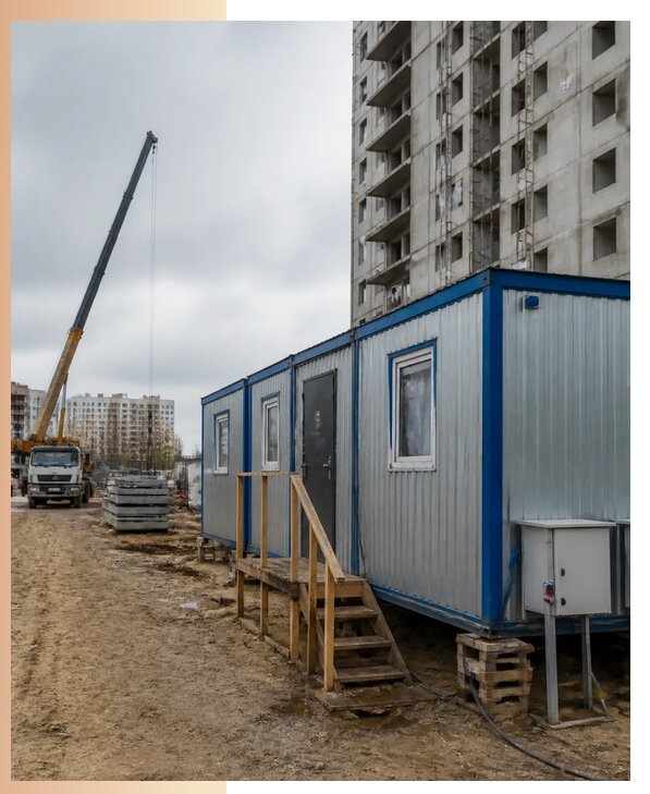 Аренда строительных вагончиков для рабочих в Балашове